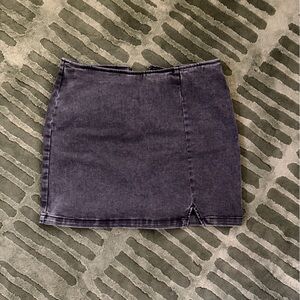 Wild Fable Charcoal Denim Skirt